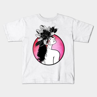 bloom in sadness Kids T-Shirt